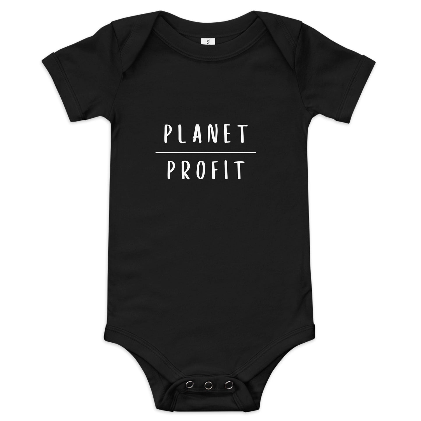 Planet over Profit - Environmental Statement Apparel Baby short sleeve one piece