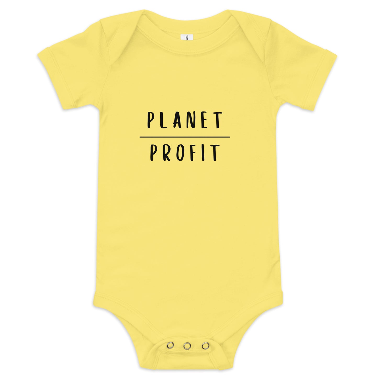 Planet over Profit - Environmental Statement Apparel Baby short sleeve one piece