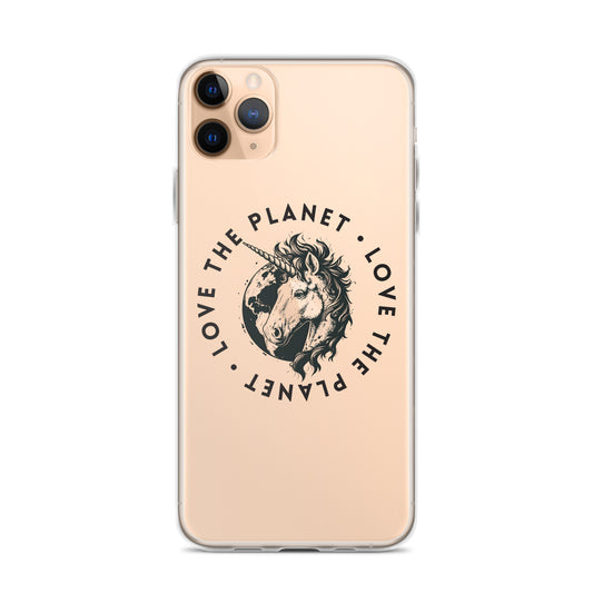 Love the Planet Magic Earth Graphic - Clear Case for iPhone®
