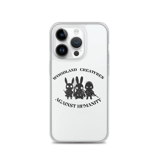 Woodland Creatures Against Humanity Conservation Collection - Clear Case for iPhone®