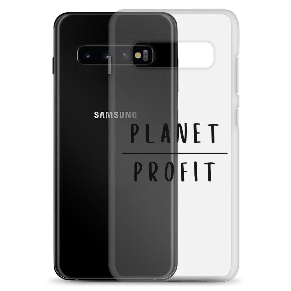 Planet over Profit - Environmental Statement Apparel Clear Case for Samsung®