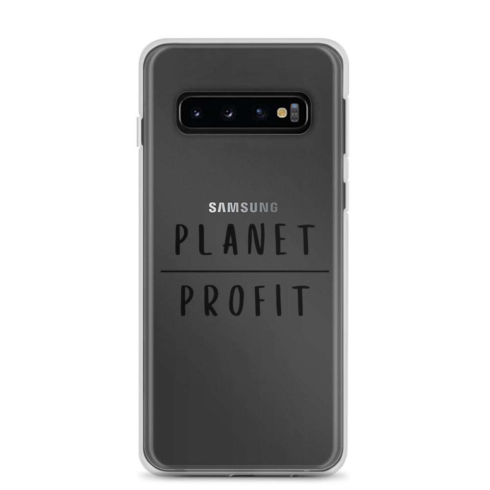 Planet over Profit - Environmental Statement Apparel Clear Case for Samsung®