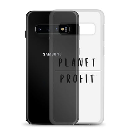 Planet over Profit - Environmental Statement Apparel Clear Case for Samsung®