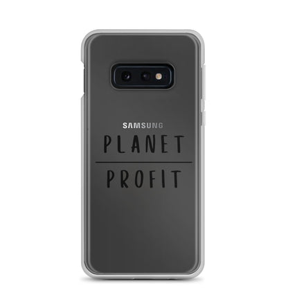 Planet over Profit - Environmental Statement Apparel Clear Case for Samsung®