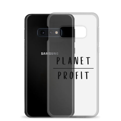 Planet over Profit - Environmental Statement Apparel Clear Case for Samsung®