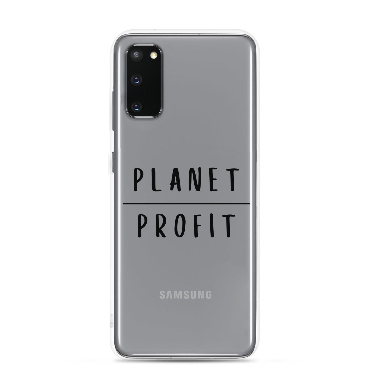 Planet over Profit - Environmental Statement Apparel Clear Case for Samsung®