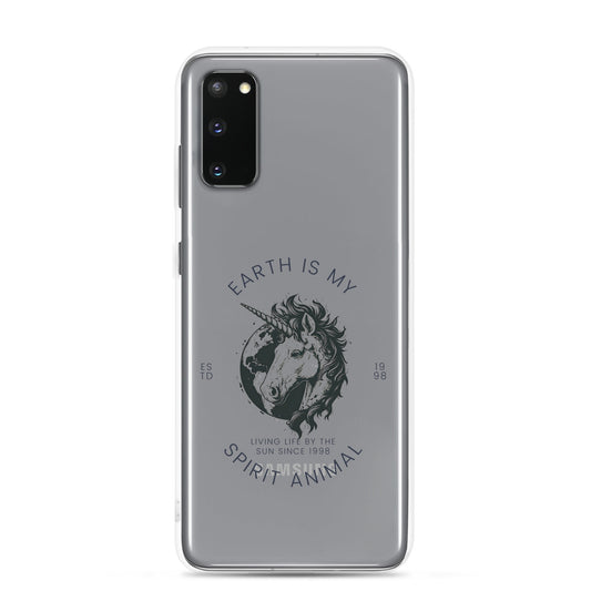 Inspiring Earth is my Spirit Animal EST. 98 Graphic Clear Case for Samsung®