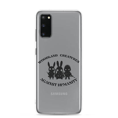 Woodland Creatures Against Humanity Conservation Collection - Clear Case for Samsung®