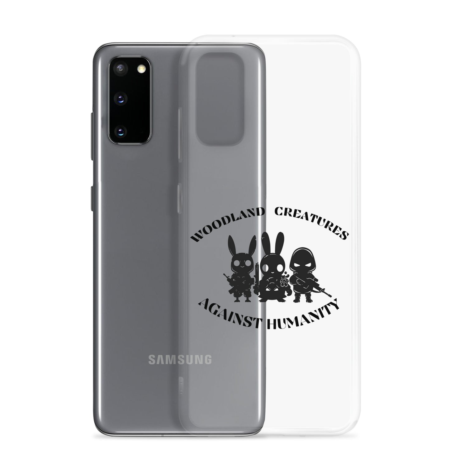 Woodland Creatures Against Humanity Conservation Collection - Clear Case for Samsung®