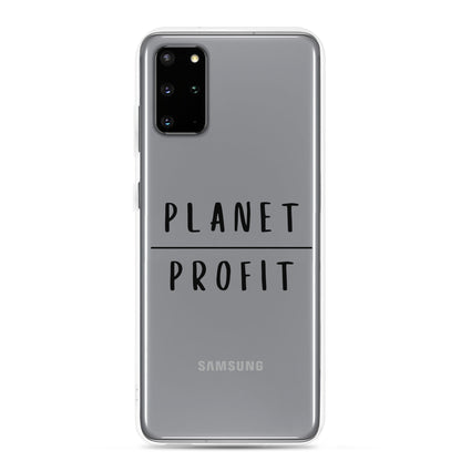 Planet over Profit - Environmental Statement Apparel Clear Case for Samsung®