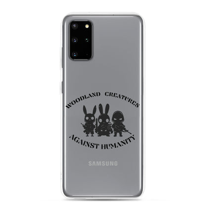 Woodland Creatures Against Humanity Conservation Collection - Clear Case for Samsung®