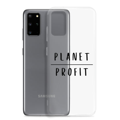 Planet over Profit - Environmental Statement Apparel Clear Case for Samsung®