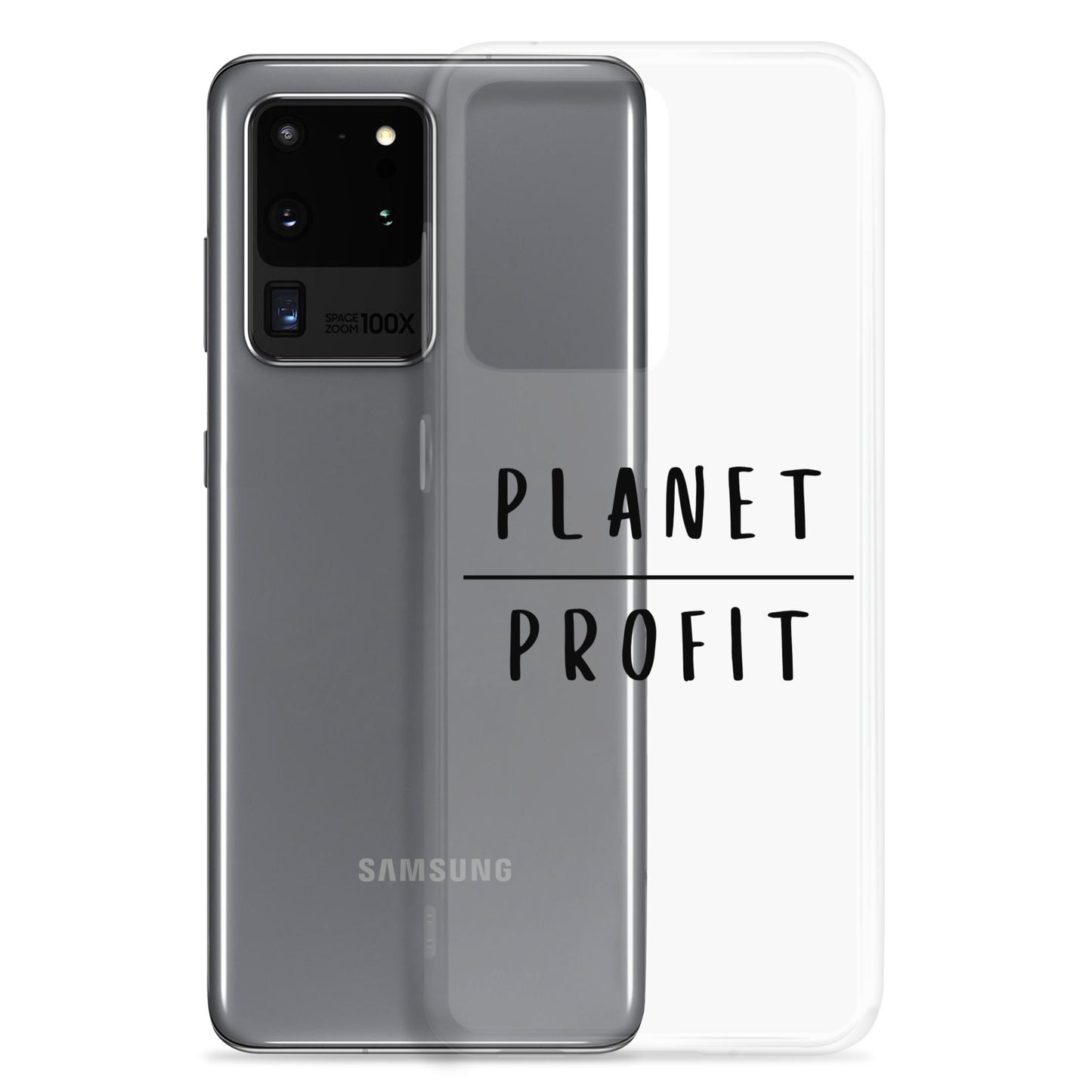 Planet over Profit - Environmental Statement Apparel Clear Case for Samsung®