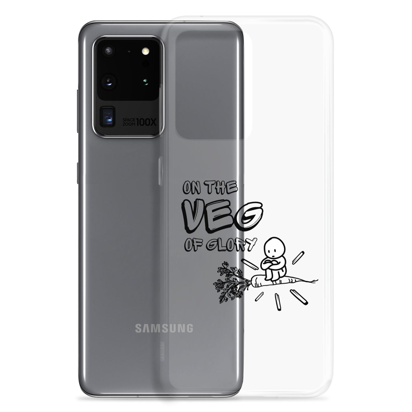 On the Veg of Glory Vegan Life - Inspirational Clothing Clear Case for Samsung®