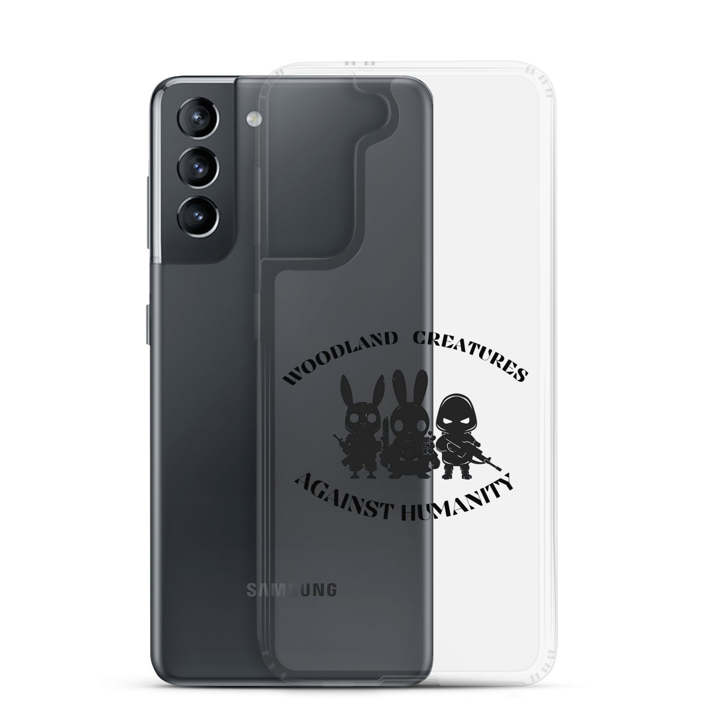 Woodland Creatures Against Humanity Conservation Collection - Clear Case for Samsung®