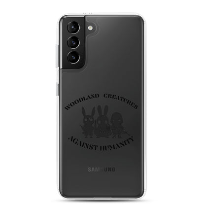 Woodland Creatures Against Humanity Conservation Collection - Clear Case for Samsung®