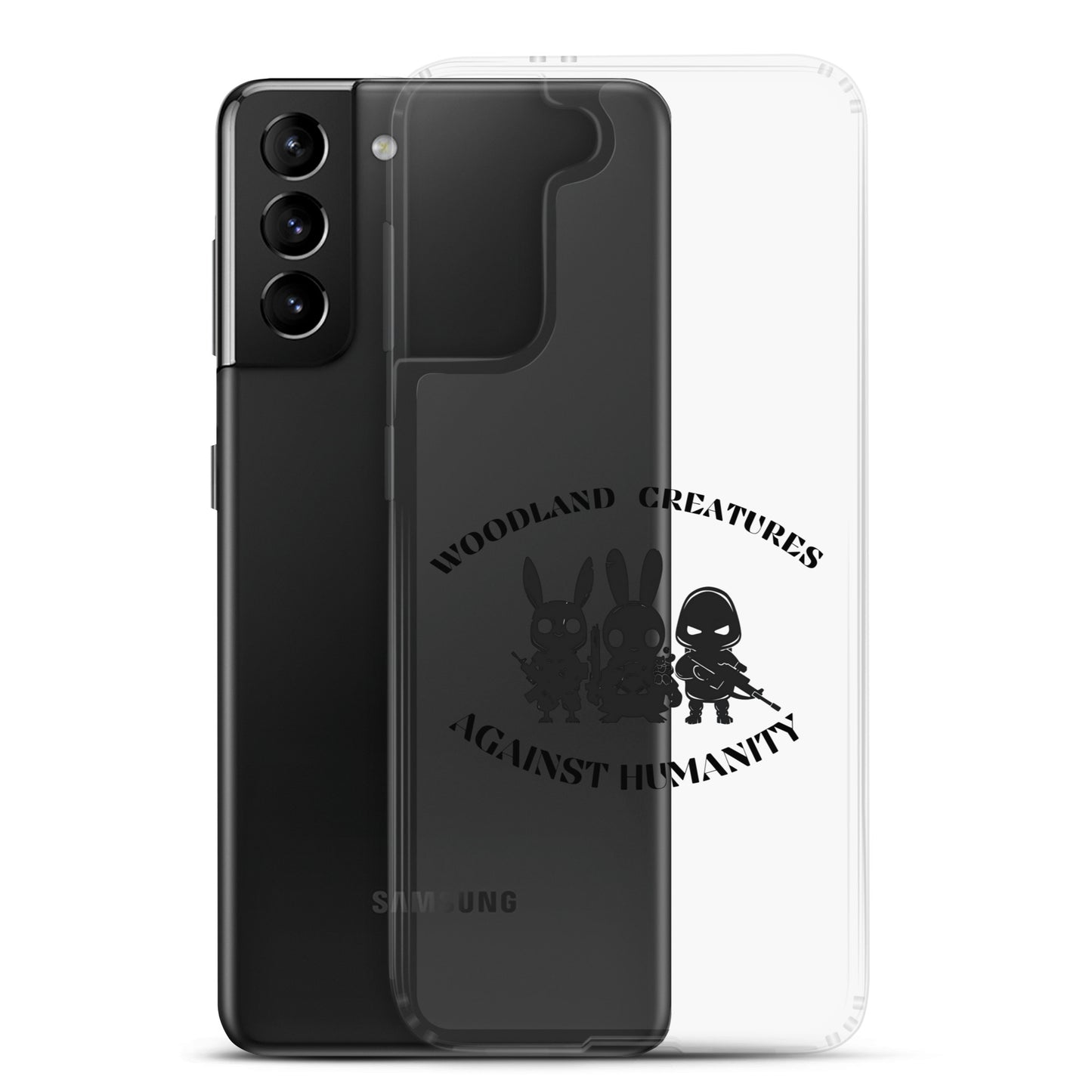 Woodland Creatures Against Humanity Conservation Collection - Clear Case for Samsung®