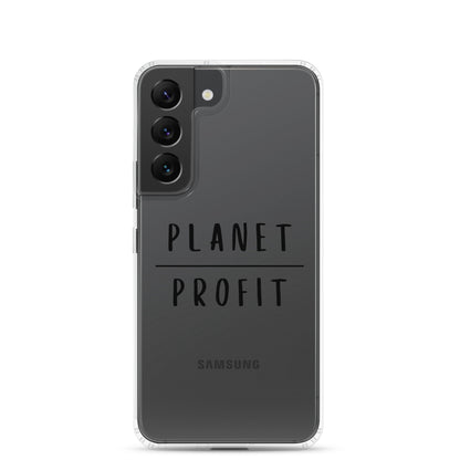 Planet over Profit - Environmental Statement Apparel Clear Case for Samsung®