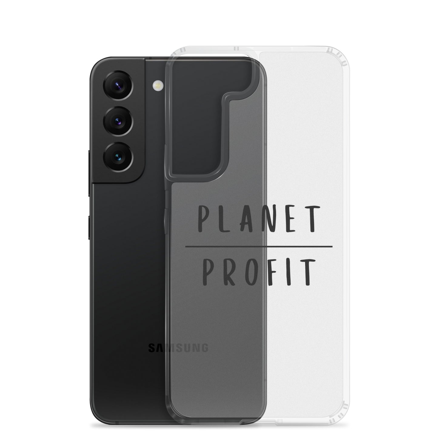 Planet over Profit - Environmental Statement Apparel Clear Case for Samsung®