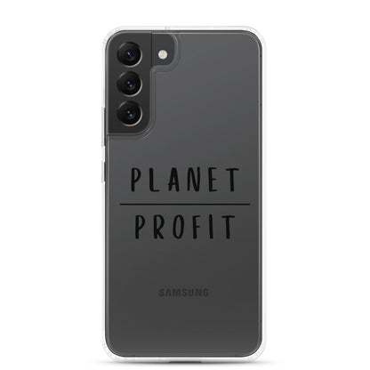 Planet over Profit - Environmental Statement Apparel Clear Case for Samsung®