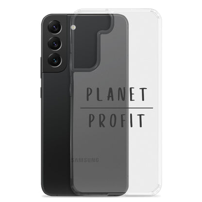 Planet over Profit - Environmental Statement Apparel Clear Case for Samsung®