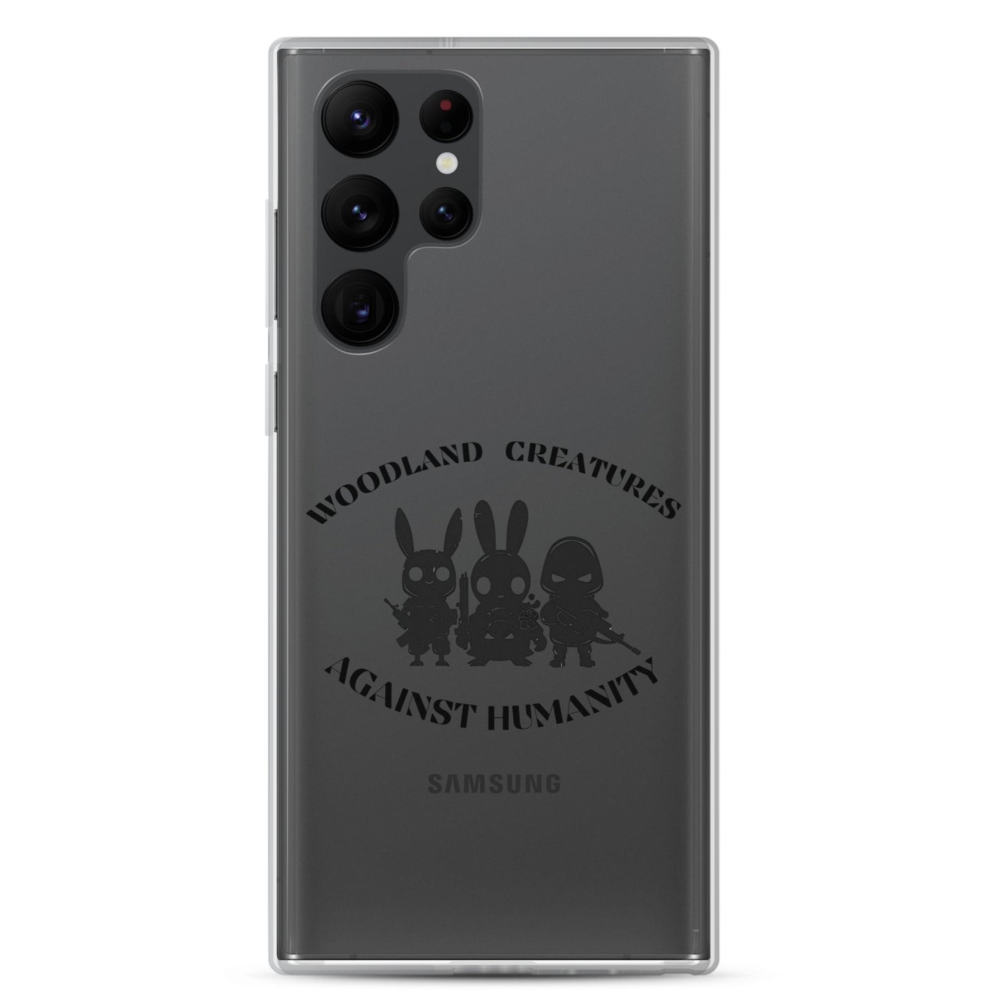 Woodland Creatures Against Humanity Conservation Collection - Clear Case for Samsung®