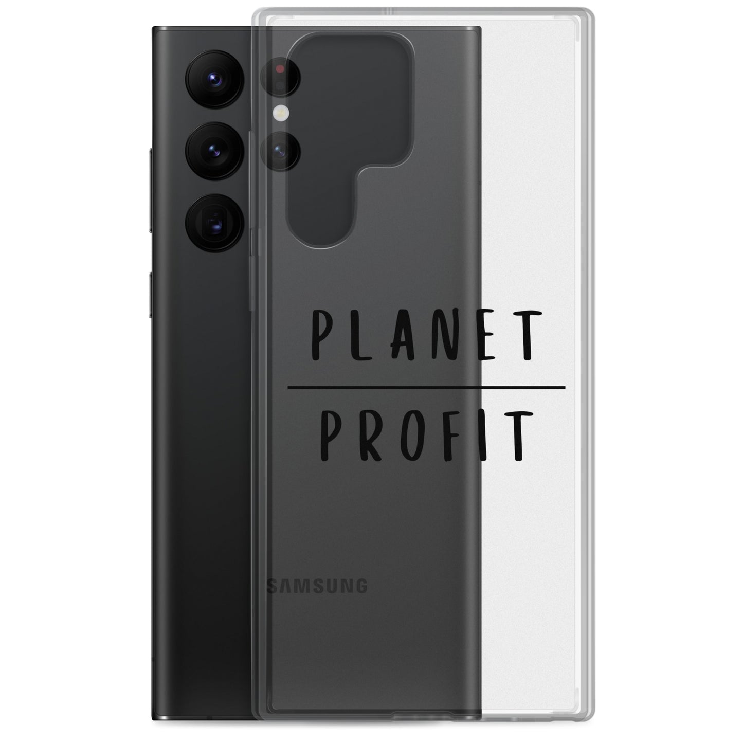 Planet over Profit - Environmental Statement Apparel Clear Case for Samsung®