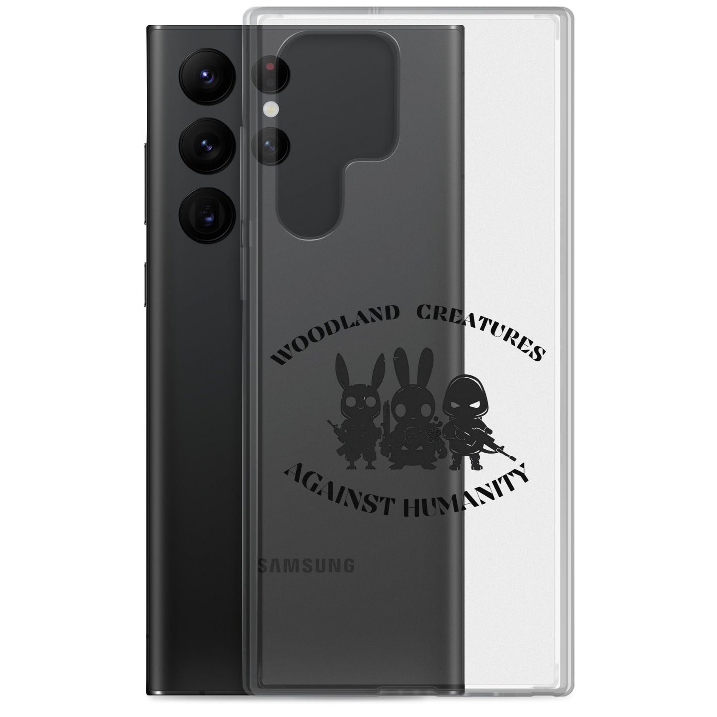 Woodland Creatures Against Humanity Conservation Collection - Clear Case for Samsung®