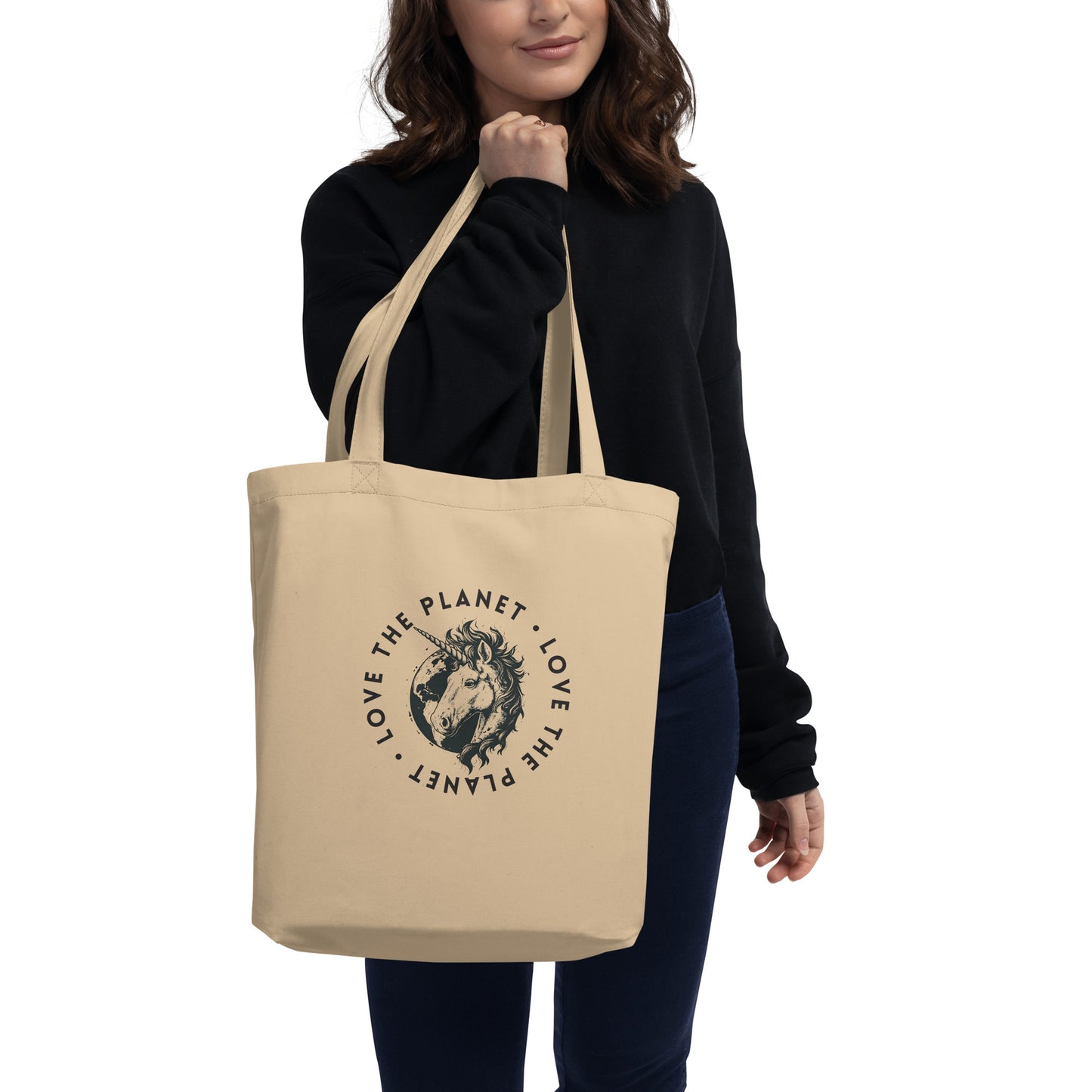 Love the Planet Magic Earth Graphic - Eco Tote Bag