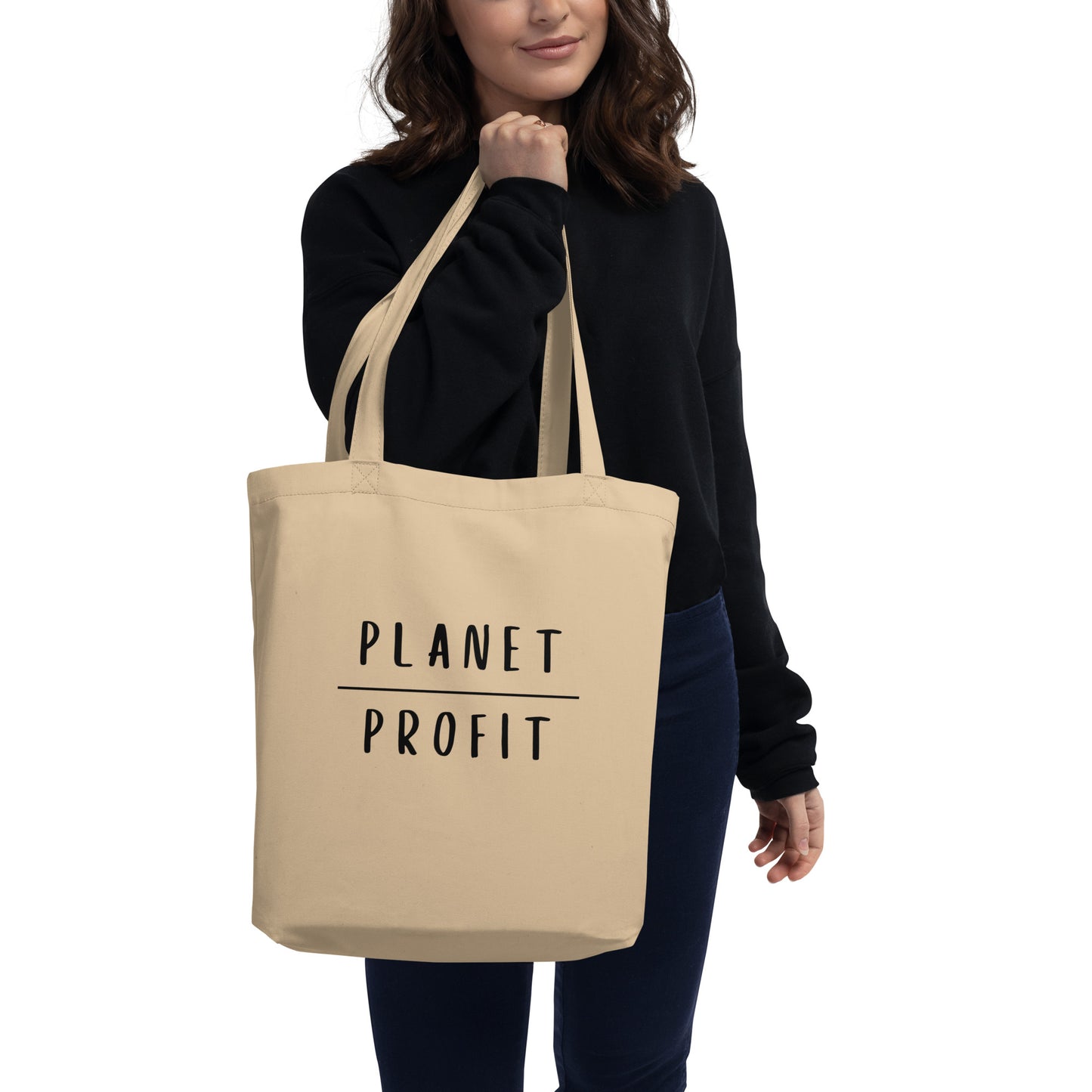 Planet over Profit - Environmental Statement Apparel Eco Tote Bag