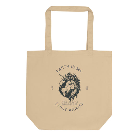 Inspiring Earth is my Spirit Animal EST. 98 Graphic Eco Tote Bag