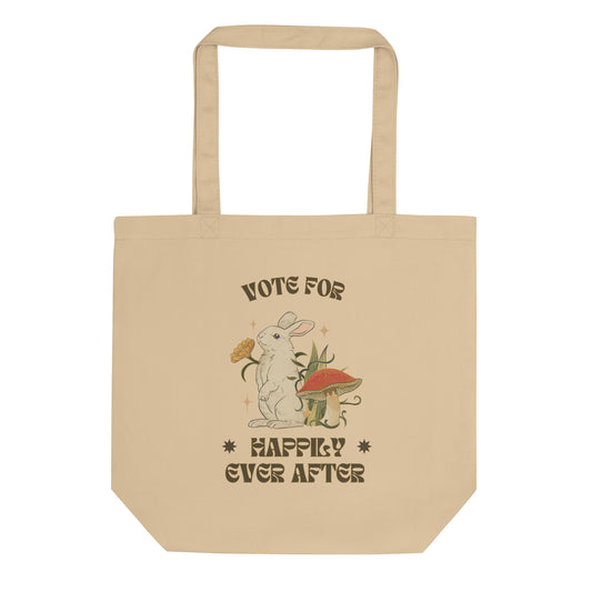Vote for Happily Ever After Environmental Statement Collection - Eco Tote Bag
