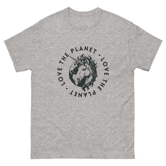 Love the Planet Magic Earth Graphic - Men's classic tee