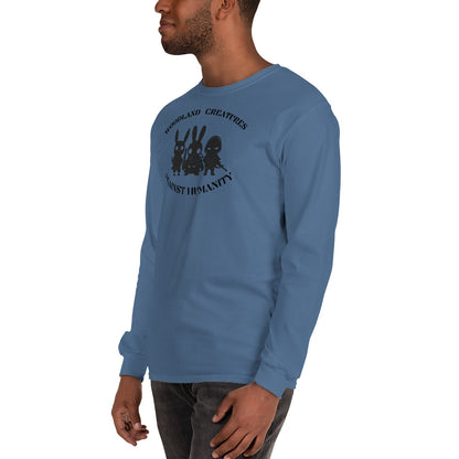 Woodland Creatures Against Humanity Conservation Collection - Men’s Long Sleeve Shirt