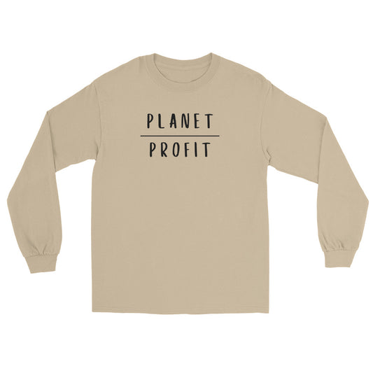 Planet over Profit - Environmental Statement ApparelMen’s Long Sleeve Shirt