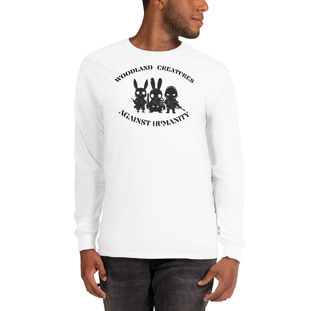 Woodland Creatures Against Humanity Conservation Collection - Men’s Long Sleeve Shirt