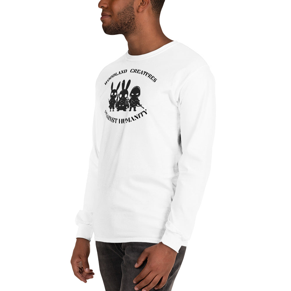 Woodland Creatures Against Humanity Conservation Collection - Men’s Long Sleeve Shirt