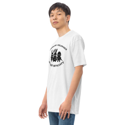 Woodland Creatures Against Humanity Conservation Apparel - Men’s premium heavyweight tee