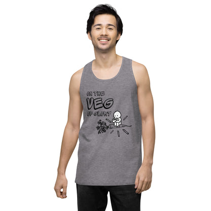 On the Veg of Glory Vegan Life - Inspirational Clothing Men’s premium tank top