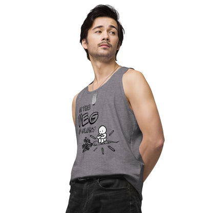 On the Veg of Glory Vegan Life - Inspirational Clothing Men’s premium tank top