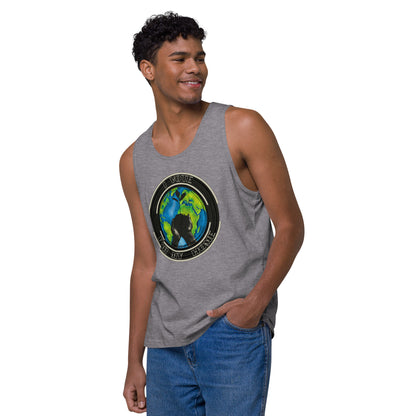 Empower Change: Planet's Future Voting - Men’s premium tank top