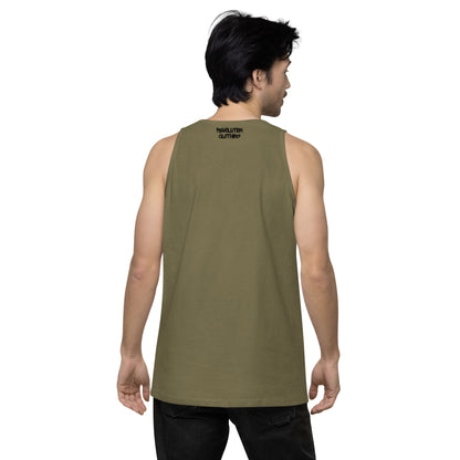 On the Veg of Glory Vegan Life - Inspirational Clothing Men’s premium tank top