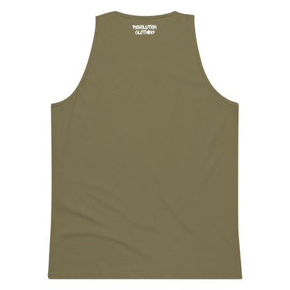 On the Veg of Glory Vegan Life - Inspirational Clothing Men’s premium tank top