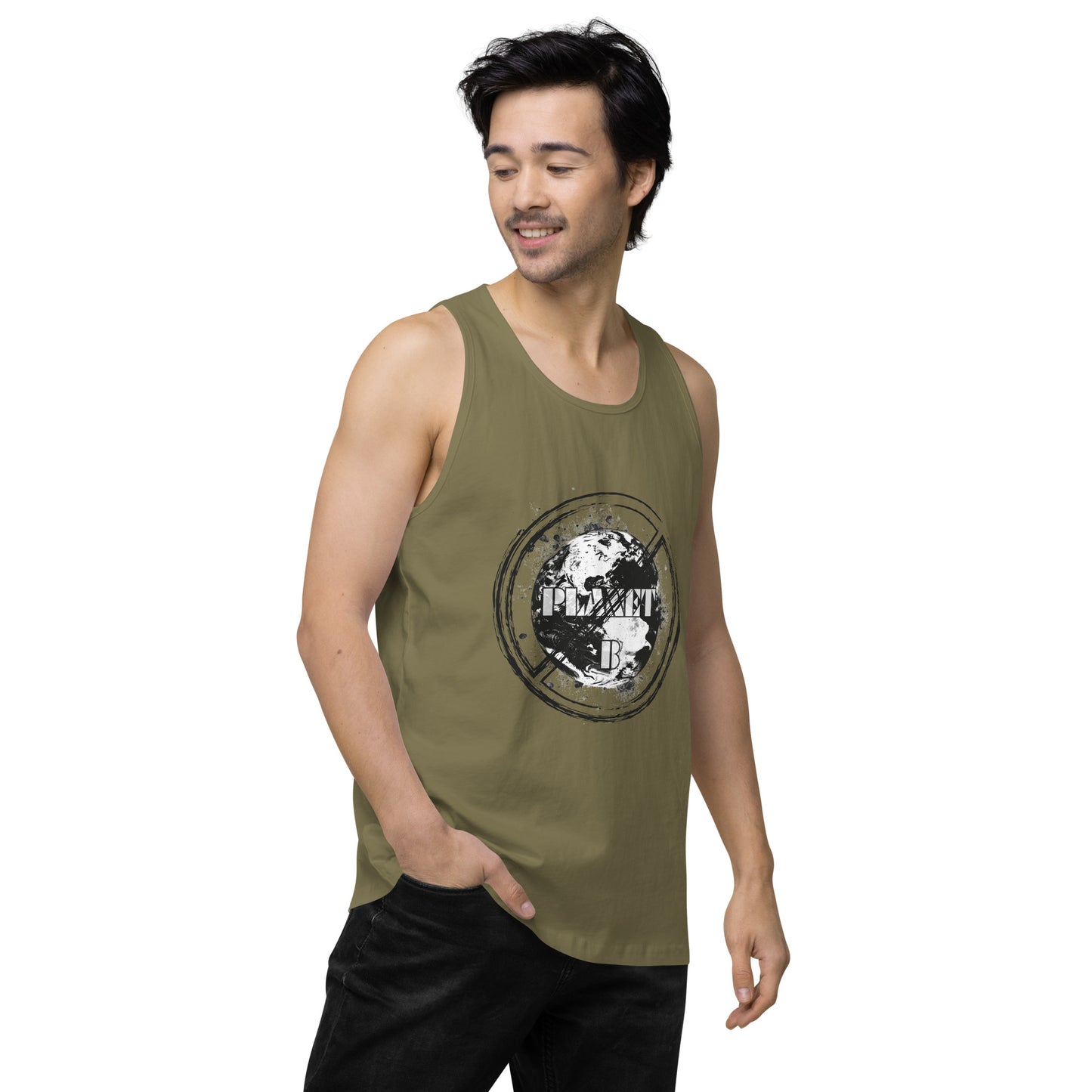 No Planet B - Men’s premium tank top