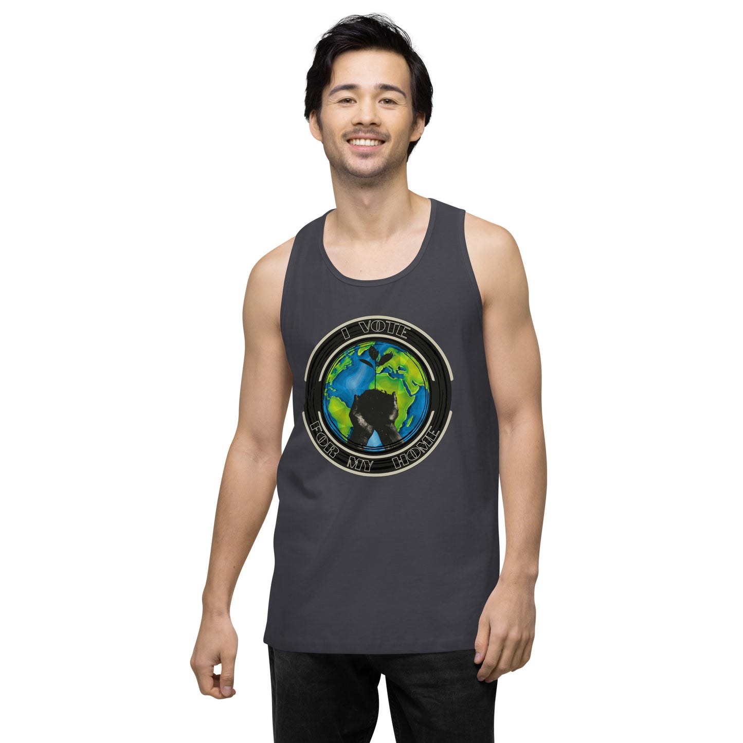 Empower Change: Planet's Future Voting - Men’s premium tank top