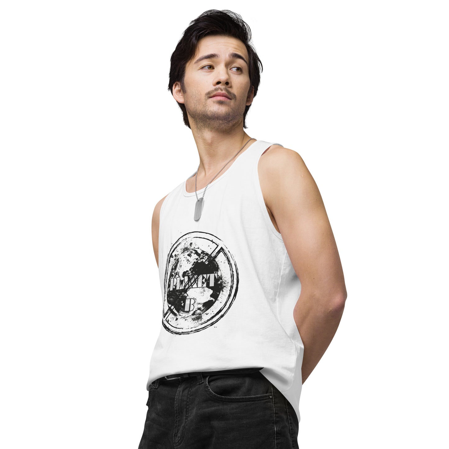 No Planet B - Men’s premium tank top