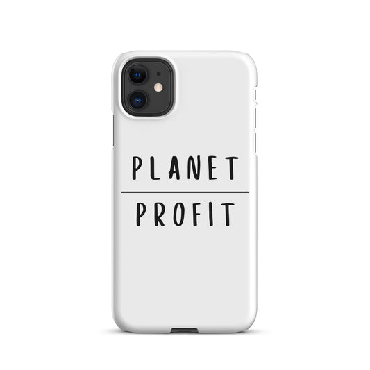 Planet over Profit - Environmental Statement Apparel Snap case for iPhone®