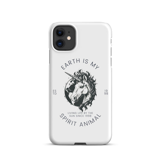 Inspiring Earth is my Spirit Animal EST. 98 Graphic Snap case for iPhone®