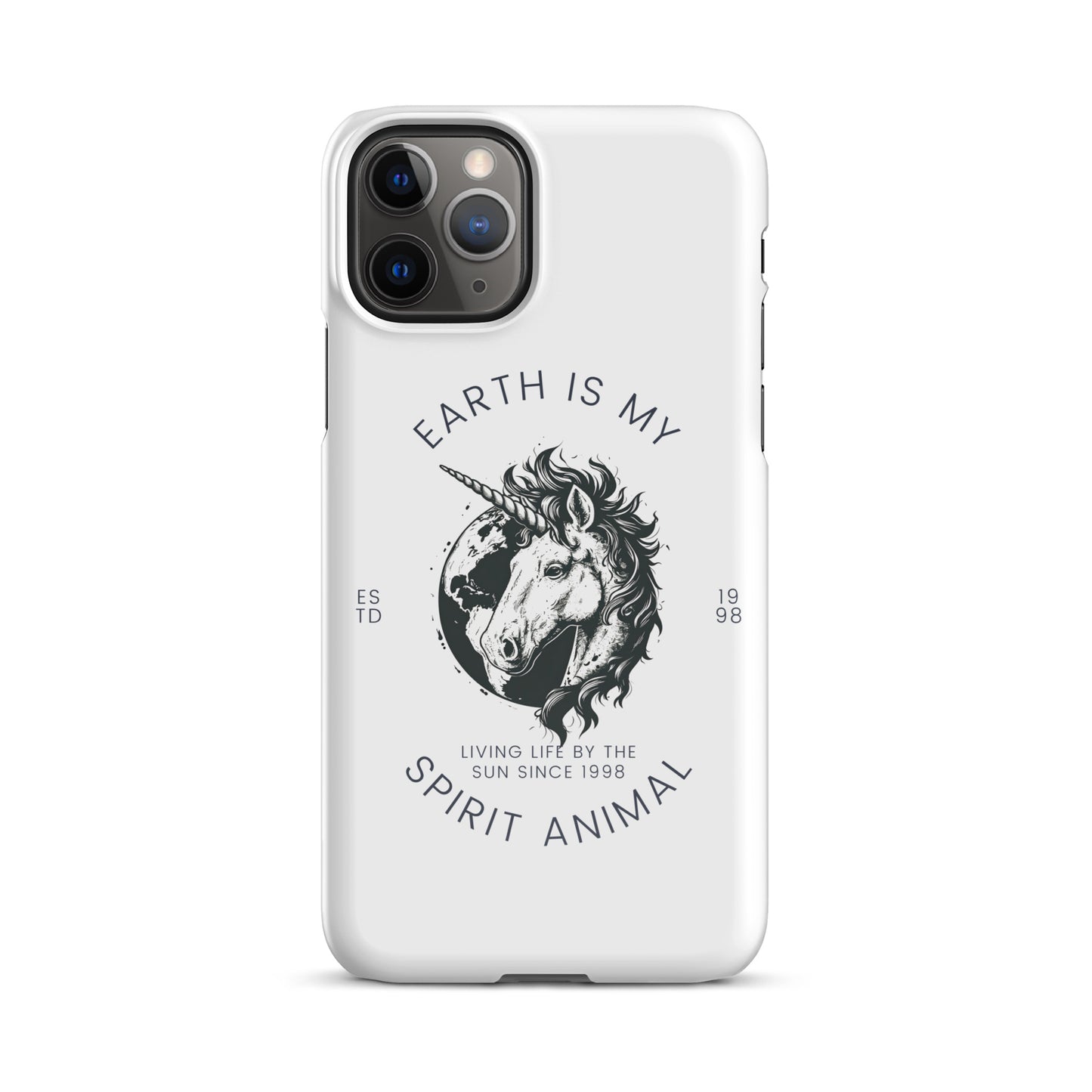 Inspiring Earth is my Spirit Animal EST. 98 Graphic Snap case for iPhone®