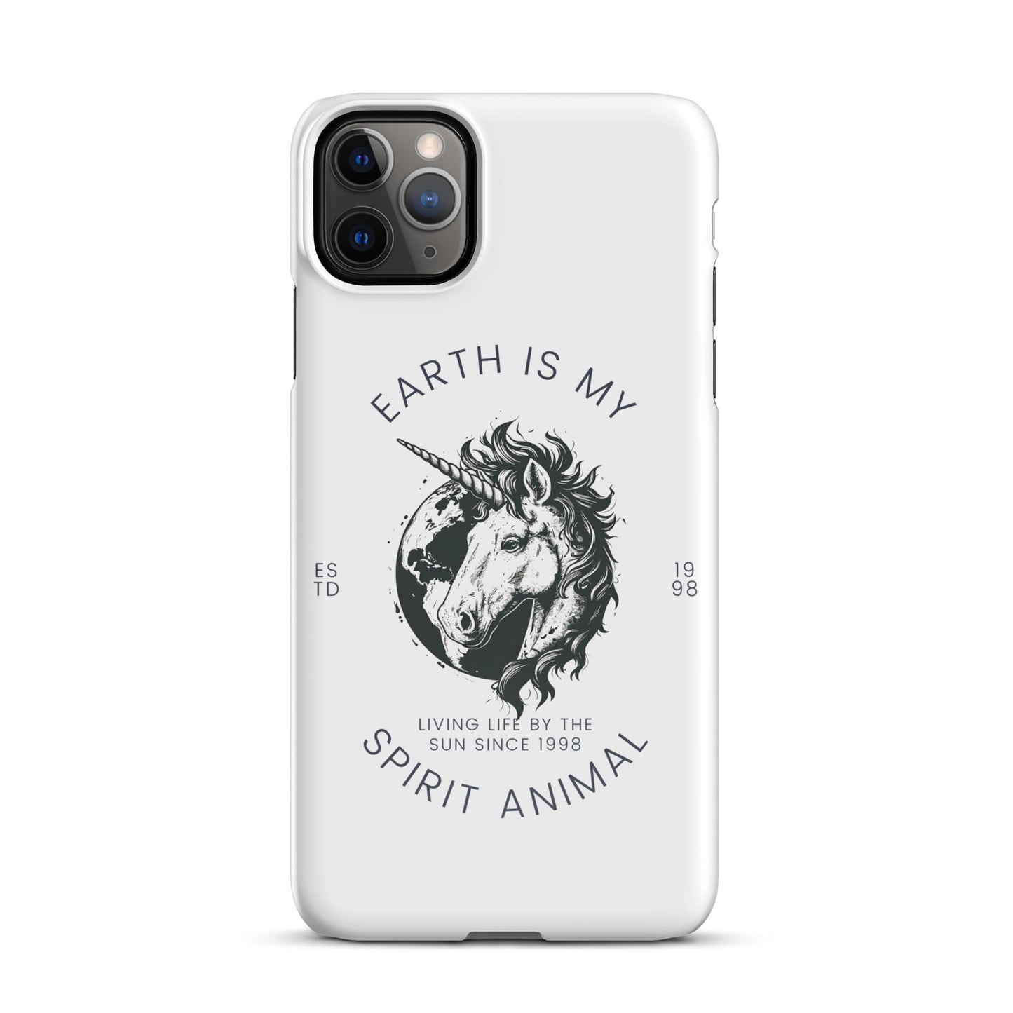 Inspiring Earth is my Spirit Animal EST. 98 Graphic Snap case for iPhone®